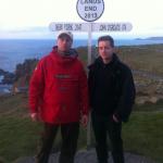 Lands End to John O Groats direction post.